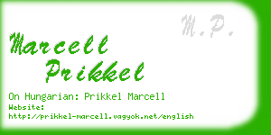 marcell prikkel business card